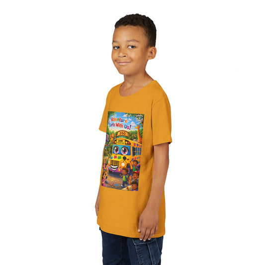 Lani™ Youth Short Sleeve Tee – "Adventure Starts With Us!" Graphic