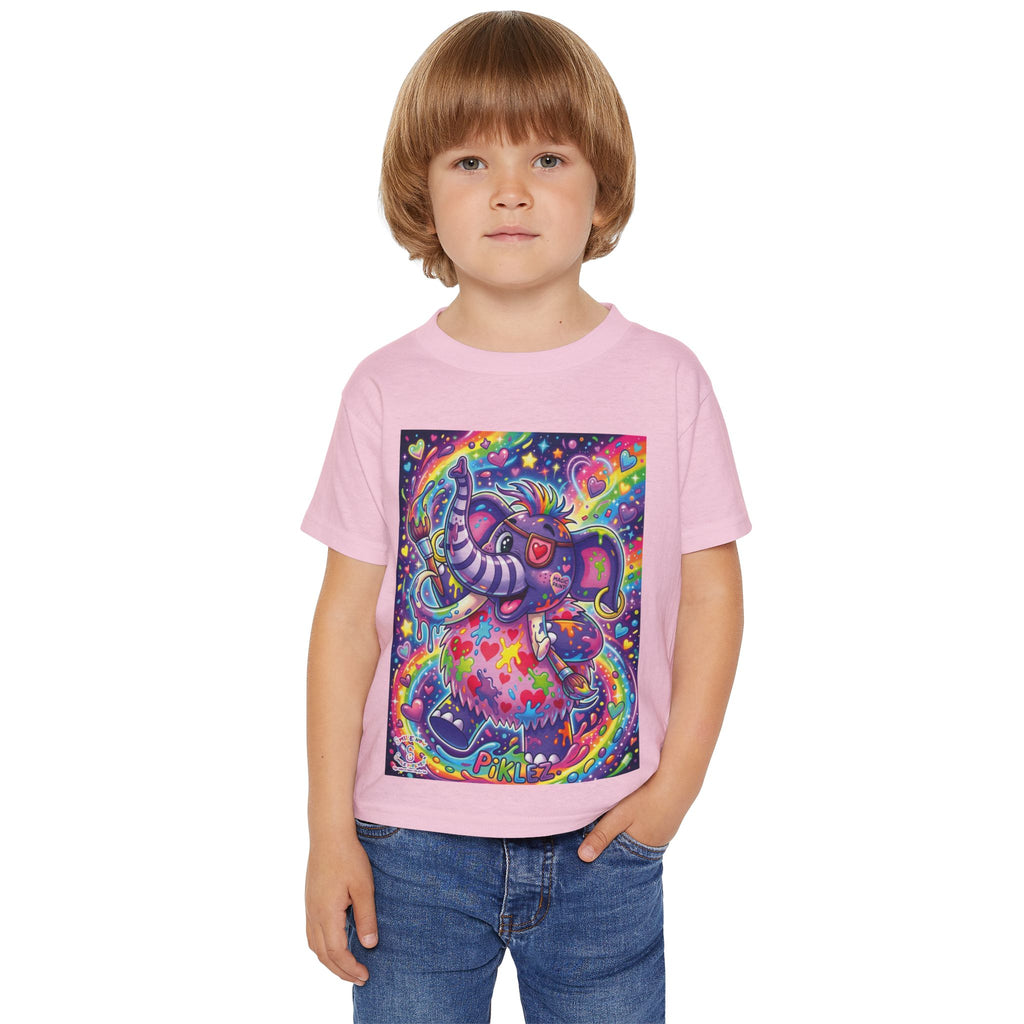 Piklez™ Kids Softstyle Tee – "Magic Paint!" Graphic Shirt | Smile Universe Collection