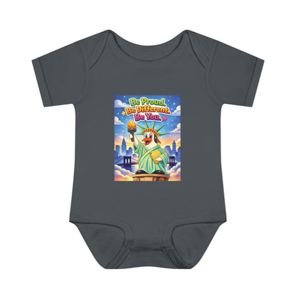 TuBz™ "Be Proud. Be Different. Be You." Infant Bodysuit - Inspirational Baby Onesie