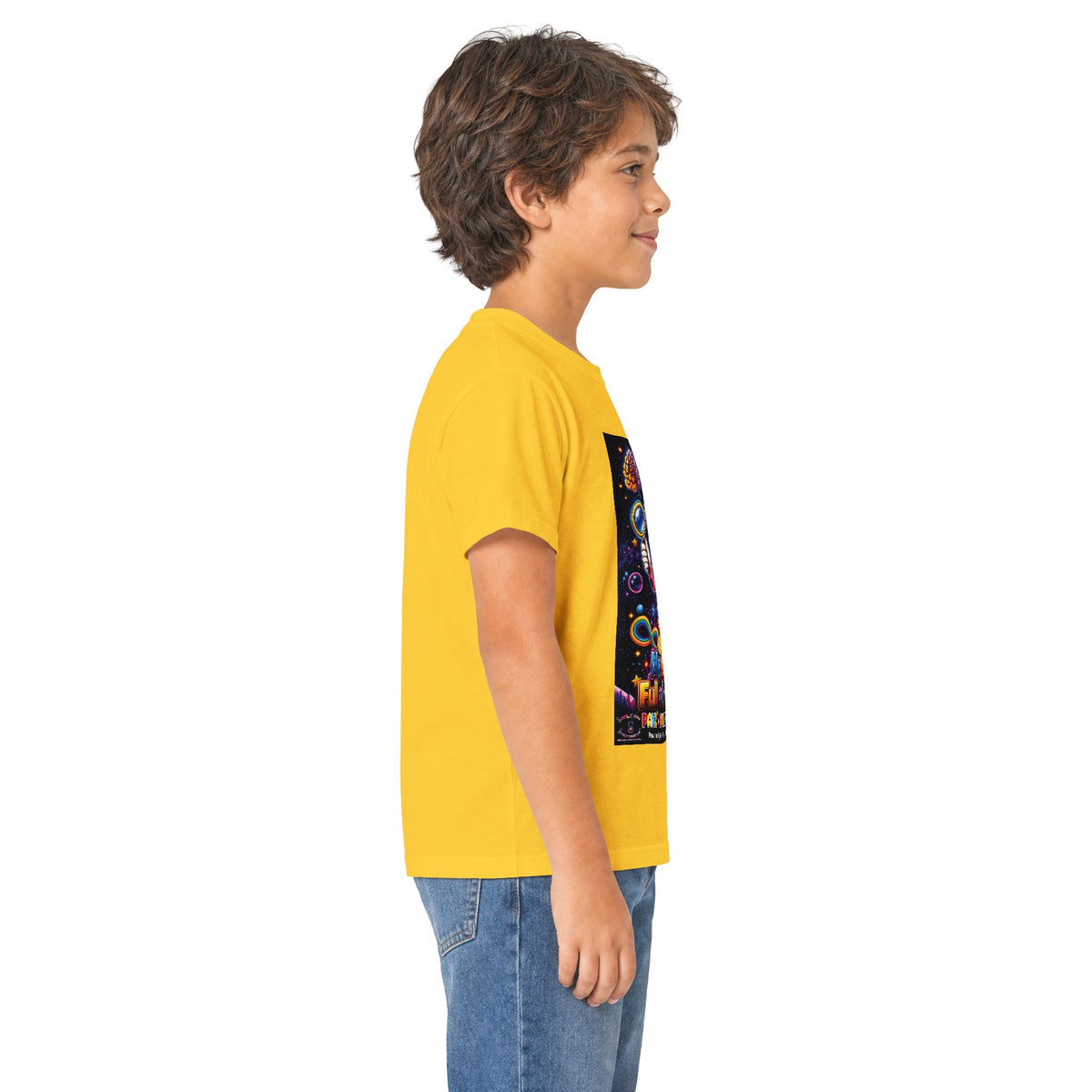 Panz™ Kids Softstyle Tee – "My Mind is Full of Magic" Graphic | Smile Universe Collection