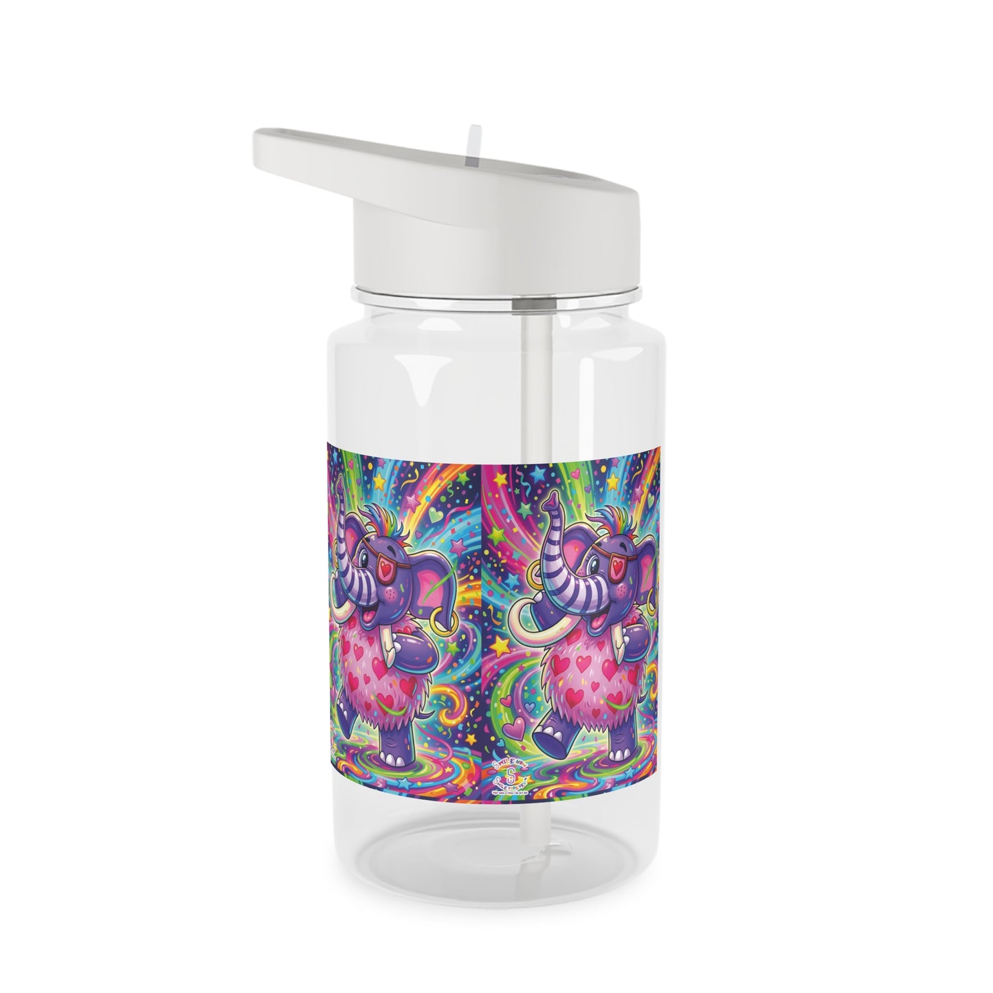 Piklez™ Tritan Water Bottle – "Born to Celebrate!" Graphic | Smile Universe Collection