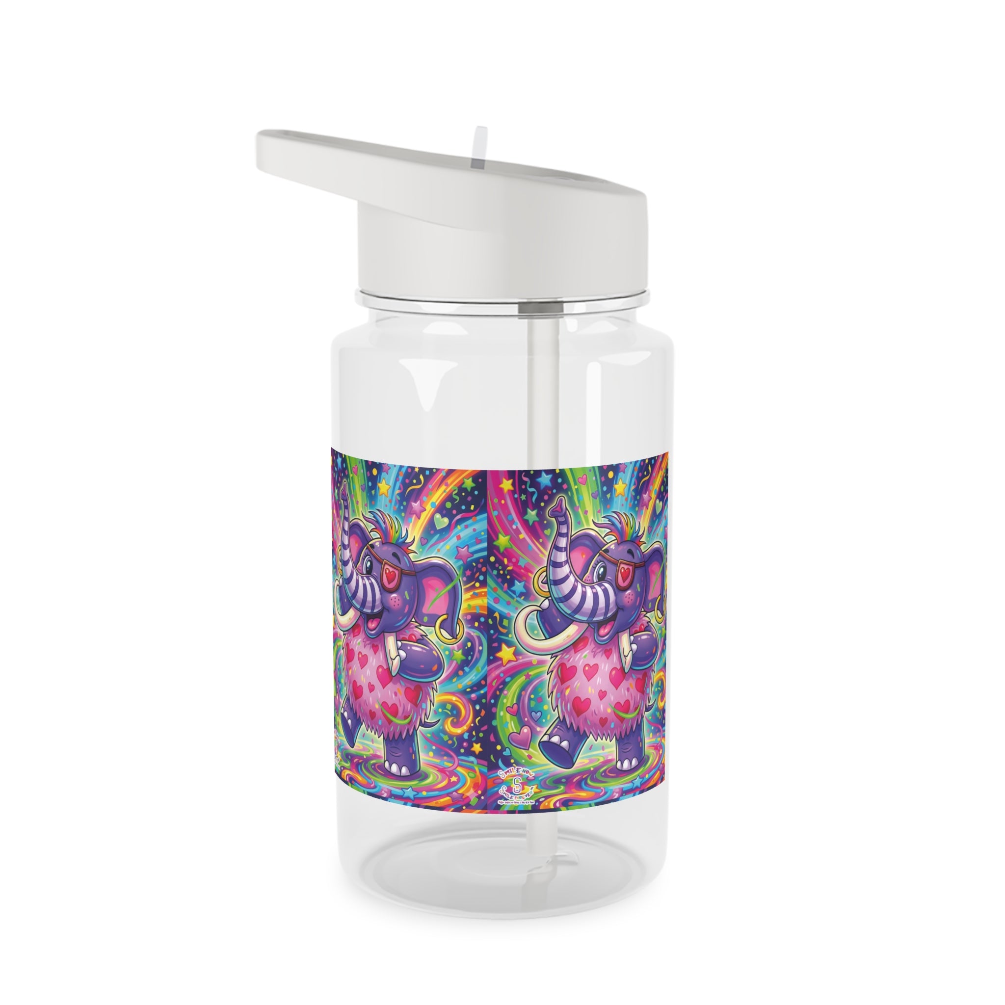 Piklez™ Tritan Water Bottle – "Born to Celebrate!" Graphic | Smile Universe Collection
