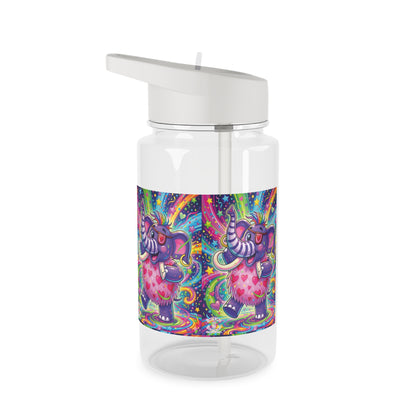 Piklez™ Tritan Water Bottle – "Born to Celebrate!" Graphic | Smile Universe Collection