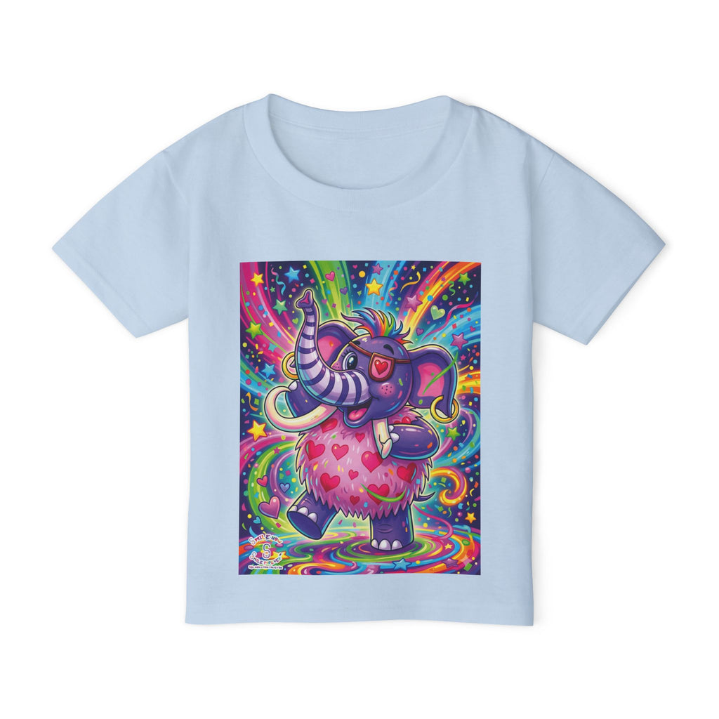 Piklez™ Heavy Cotton™ Toddler T-Shirt – "Born to Celebrate!" Graphic Shirt | Smile Universe Collection