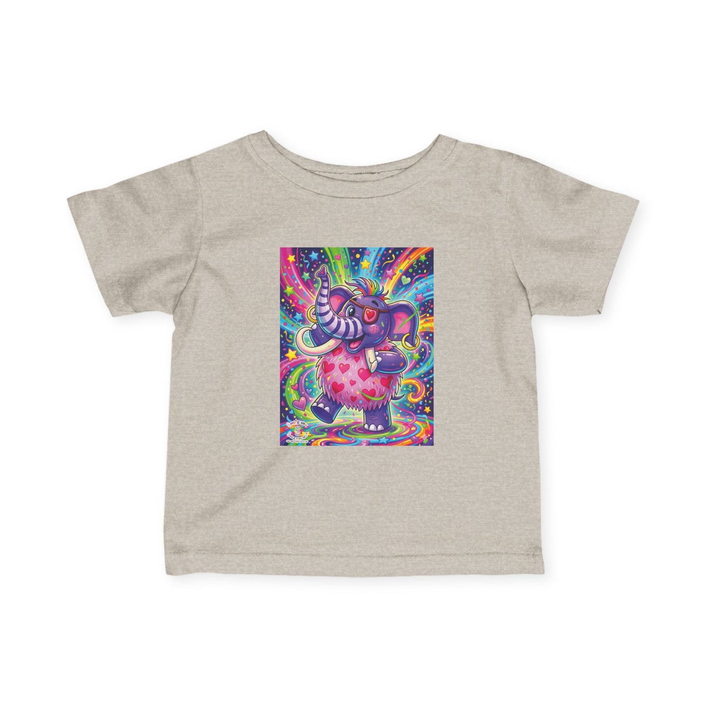 Piklez™ Infant Fine Jersey Tee – "Born to Celebrate!" Graphic Shirt | Smile Universe Collection