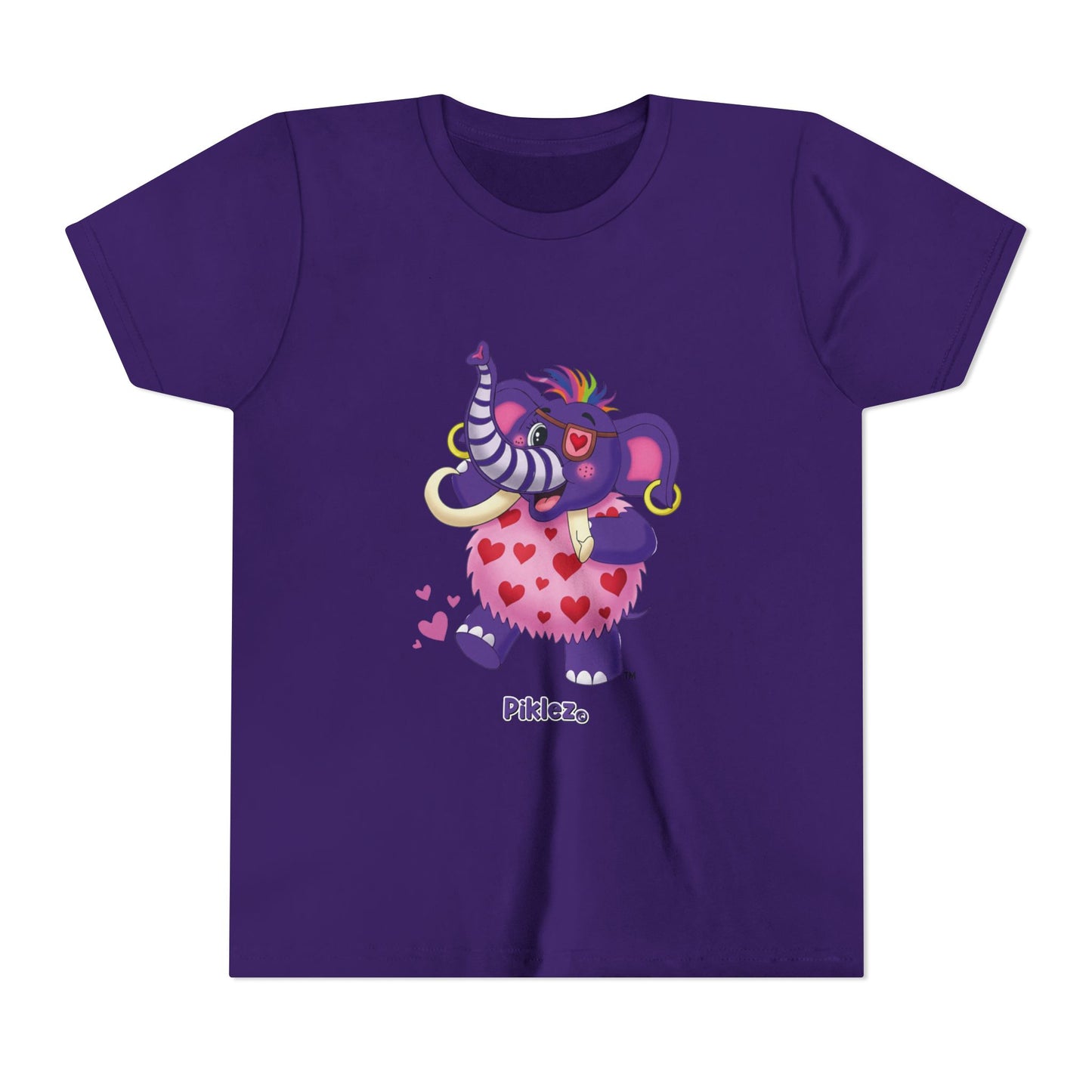 Piklez™ Youth Short Sleeve Tee – "Full of Love!" Graphic Shirt | Smile Universe Collection