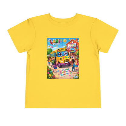 Lani™ Toddler Short Sleeve Tee – "Let's Sing Happiness Together!" Graphic