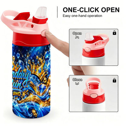 Legendary Run Water Bottle - Blue & Gold Edition
