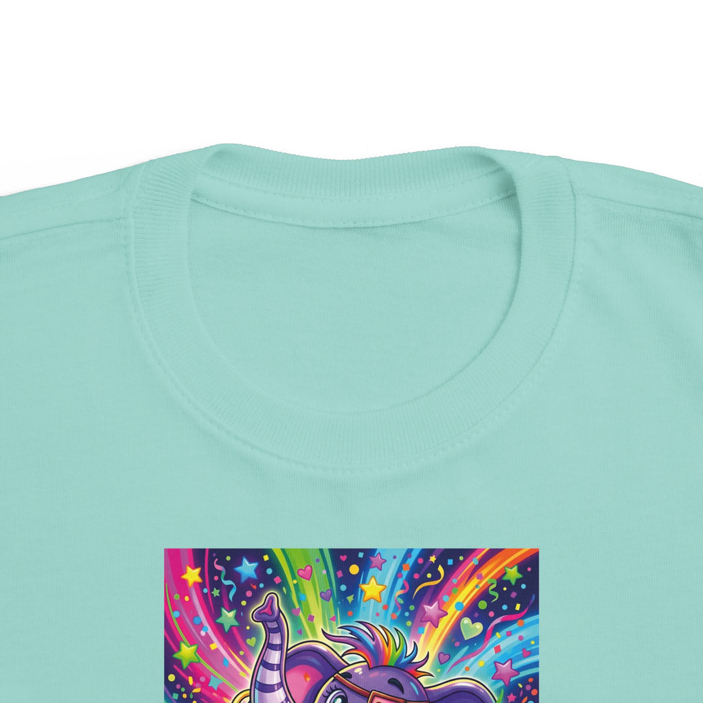 Piklez™ Toddler's Fine Jersey Tee – "Born to Celebrate!" Graphic Shirt | Smile Universe Collection