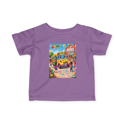 Lani™ Infant Fine Jersey Tee – "Let's Sing Happiness Together!" Graphic