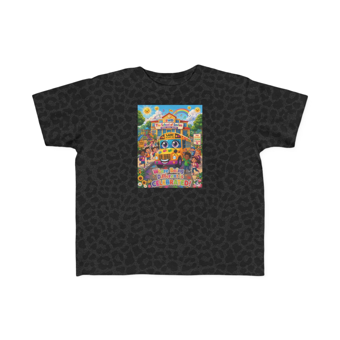 Lani™ Toddler's Fine Jersey Tee – "Where Being Different is CELEBRATED!" Graphic Shirt
