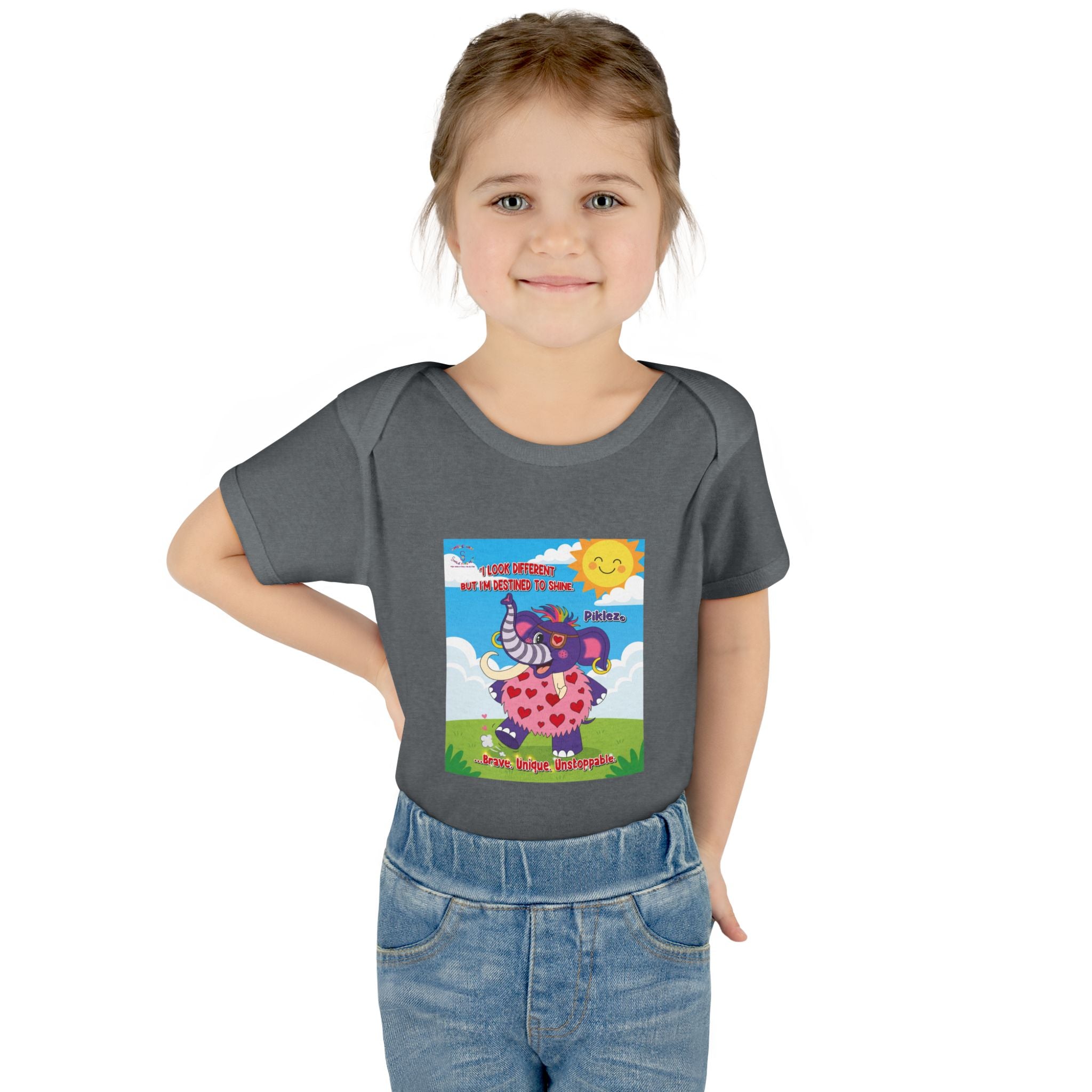 Piklez™ Infant Bodysuit – “Destined to Shine” Baby Outfit | Smile Universe Collection