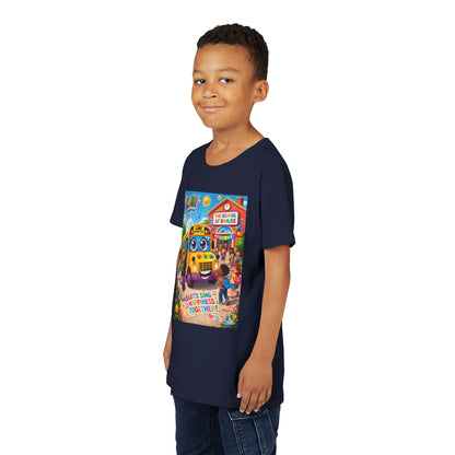 Lani™ Youth Short Sleeve Tee – "Let's Sing Happiness Together!" Graphic
