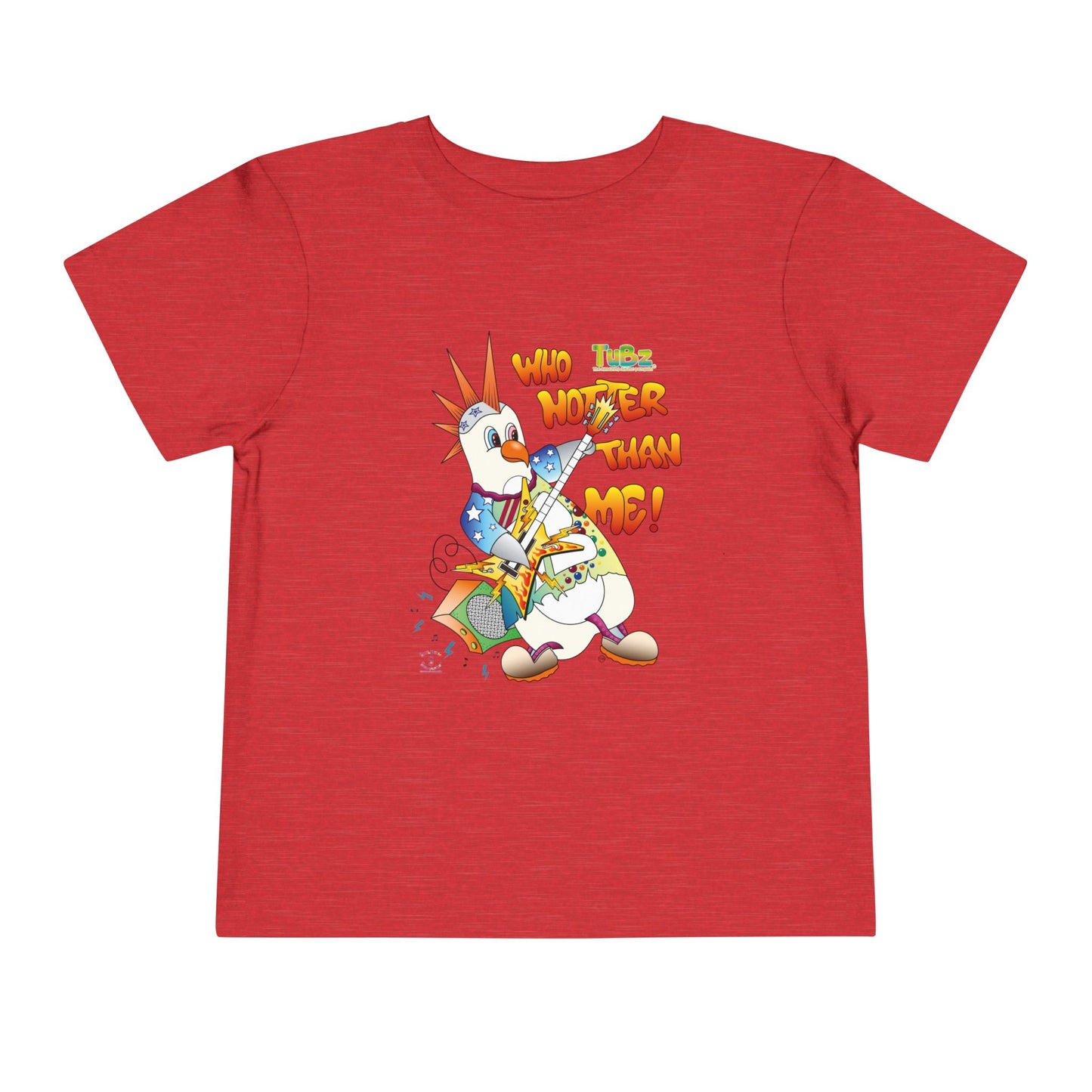 TuBz™ Rockstar Kids T-Shirt - "Who Hotter Than Me!" Graphic Tee | Smile Universe TuBz4Kidz Collection