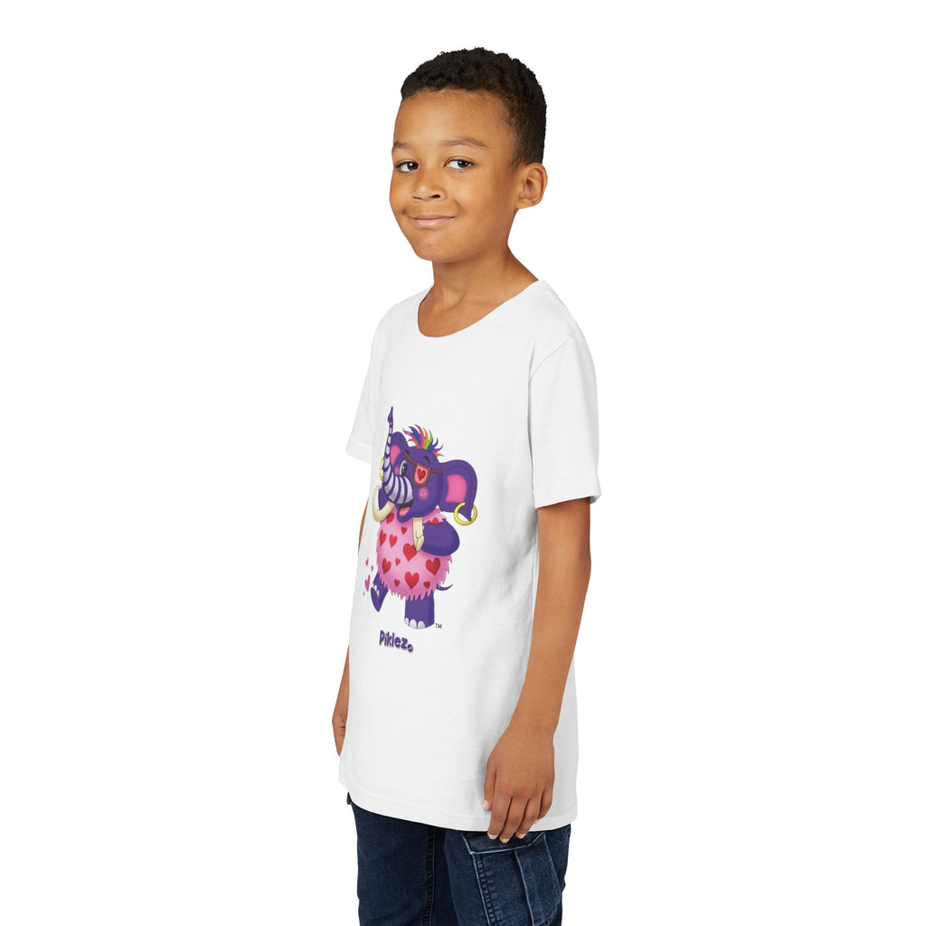 Piklez™ Youth Short Sleeve Tee – "Full of Love!" Graphic Shirt | Smile Universe Collection
