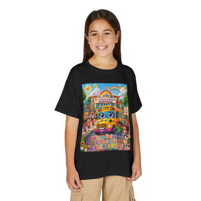 Lani™ Youth DryBlend® T-Shirt – "Where Being Different is CELEBRATED!" Graphic Shirt