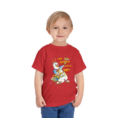 TuBz™ Rockstar Kids T-Shirt - "Who Hotter Than Me!" Graphic Tee | Smile Universe TuBz4Kidz Collection