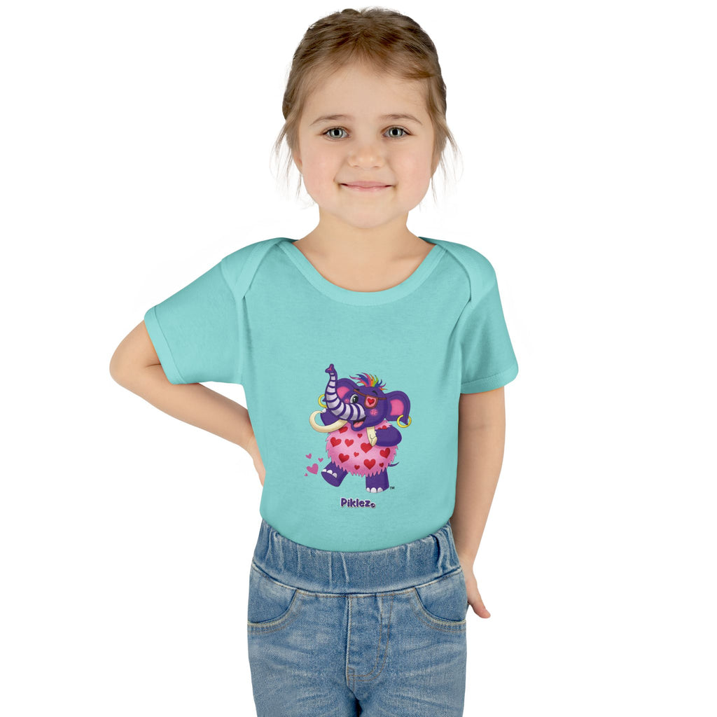 Piklez™ Infant Baby Rib Bodysuit – "Full of Love!" Graphic | Smile Universe Collection