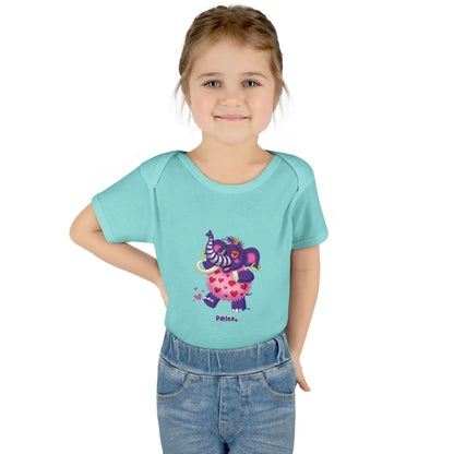 Piklez™ Infant Baby Rib Bodysuit – "Full of Love!" Graphic | Smile Universe Collection