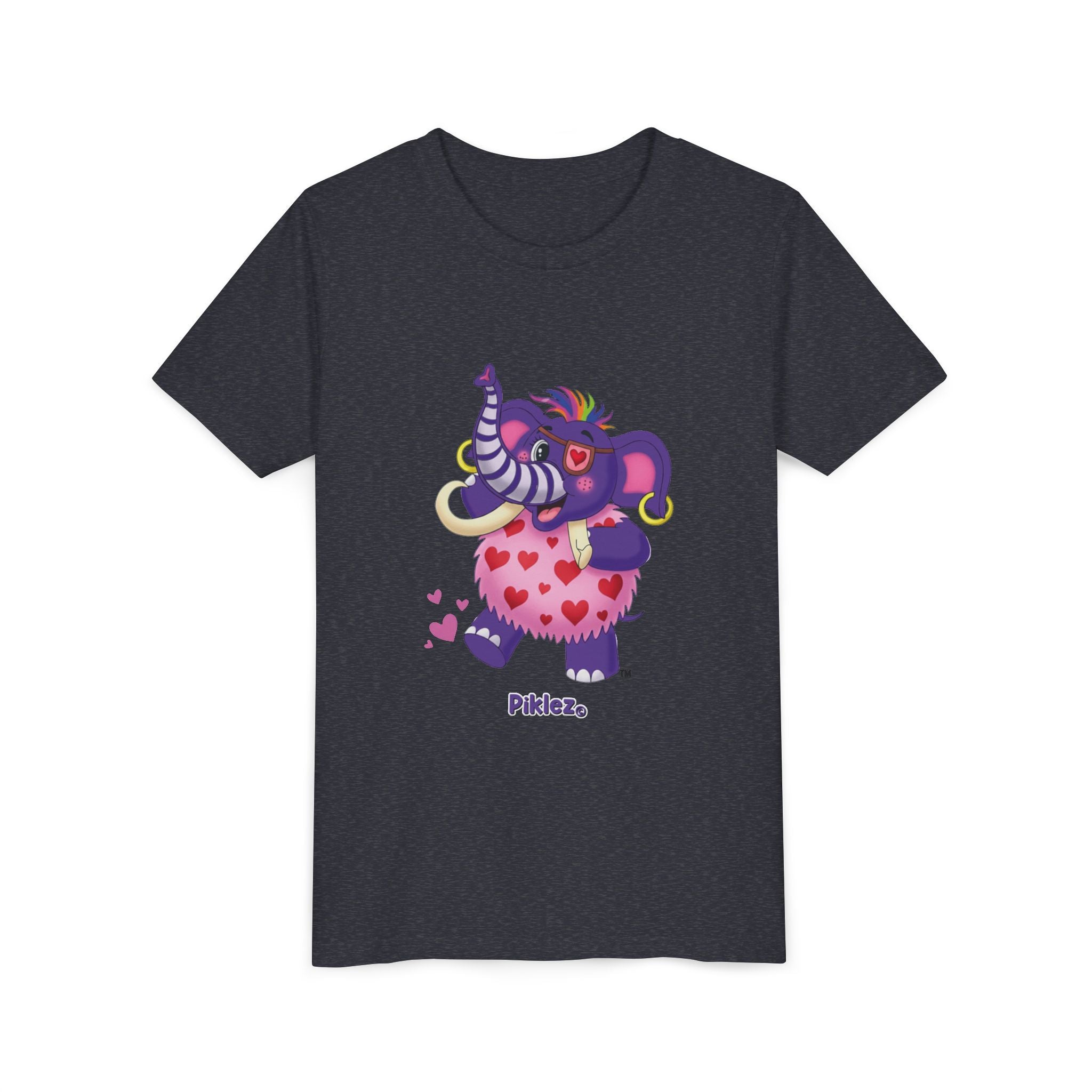 Piklez™ Youth Short Sleeve Tee – "Full of Love!" Graphic Shirt | Smile Universe Collection