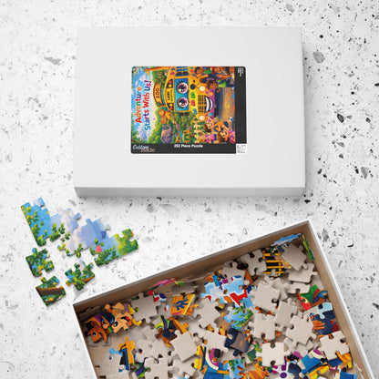 Lani™ Puzzle (110, 252, 520 & 1014-piece) – "Adventure Starts With Us!" Graphic