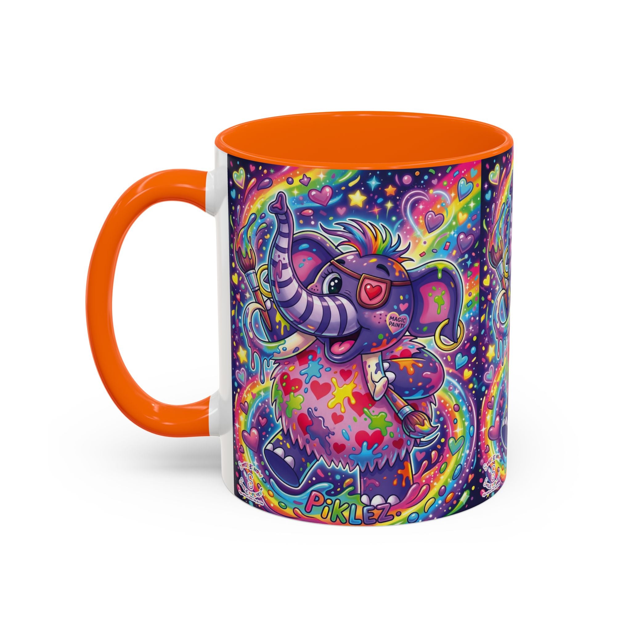 Piklez™ 15oz Ceramic Mug – "Magic Paint!" Graphic | Smile Universe Collection