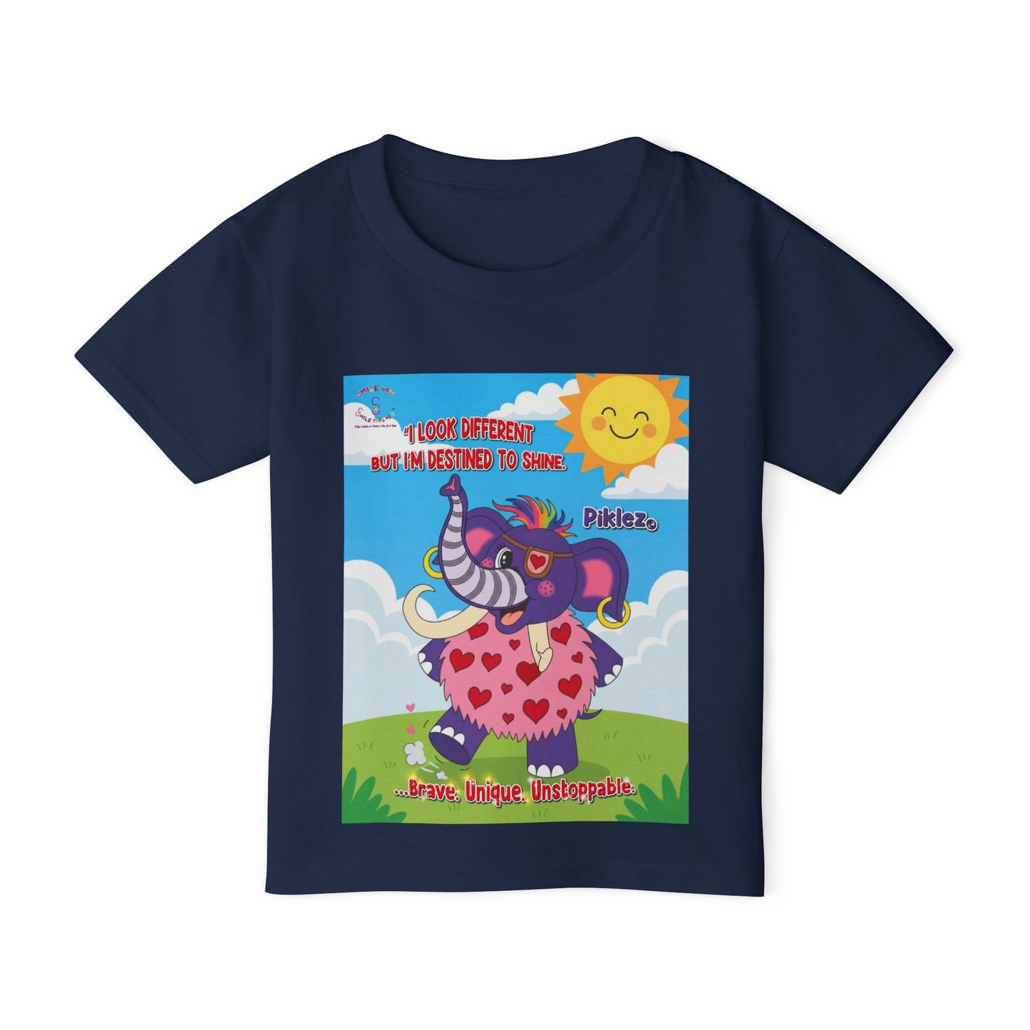 Piklez™ Toddler T-Shirt – “Destined to Shine” Kids Graphic Tee | Smile Universe Collection