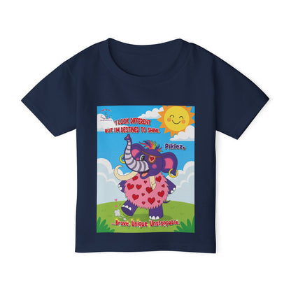 Piklez™ Toddler T-Shirt – “Destined to Shine” Kids Graphic Tee | Smile Universe Collection