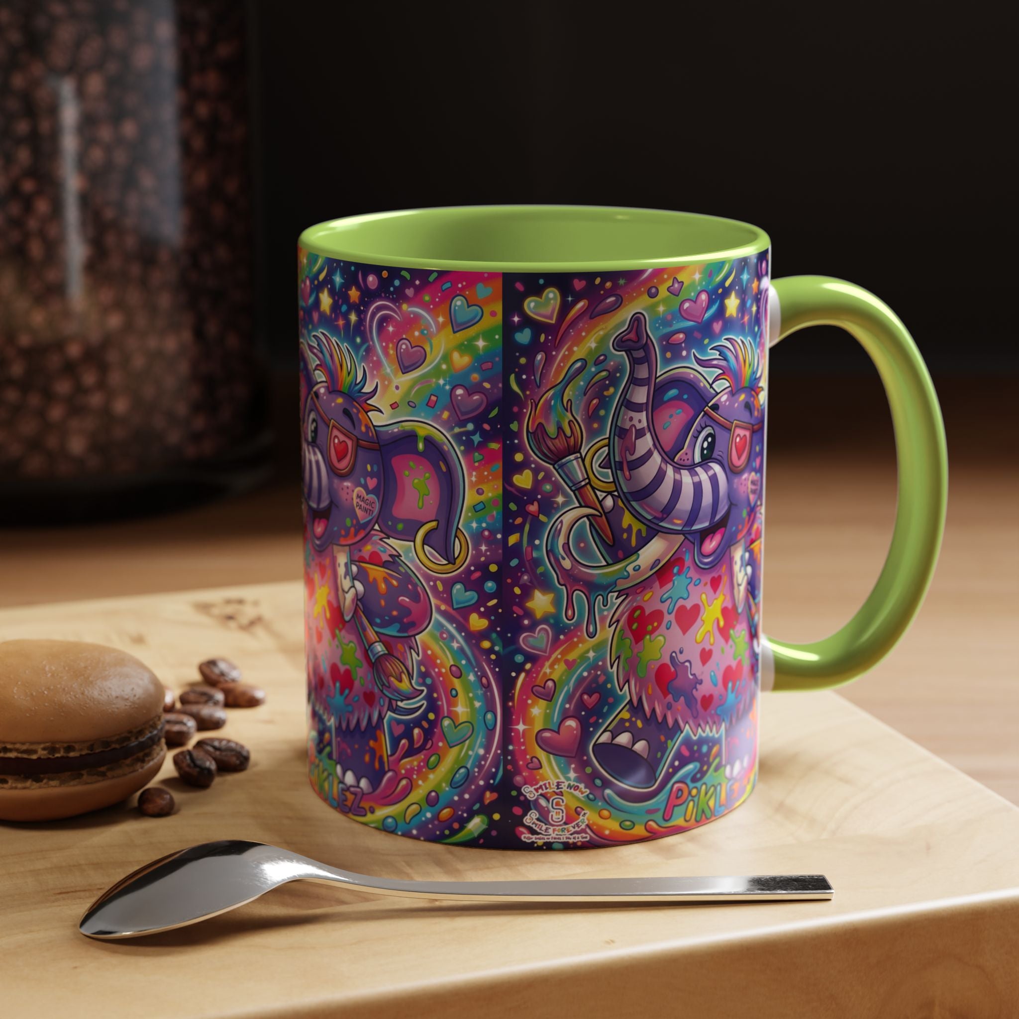 Piklez™ 15oz Ceramic Mug – "Magic Paint!" Graphic | Smile Universe Collection