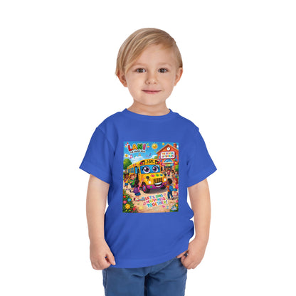 Lani™ Toddler Short Sleeve Tee – "Let's Sing Happiness Together!" Graphic