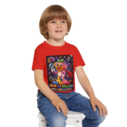 Panz™ Heavy Cotton™ Toddler T-Shirt – "My Mind is Full of Magic" Graphic | Smile Universe Collection