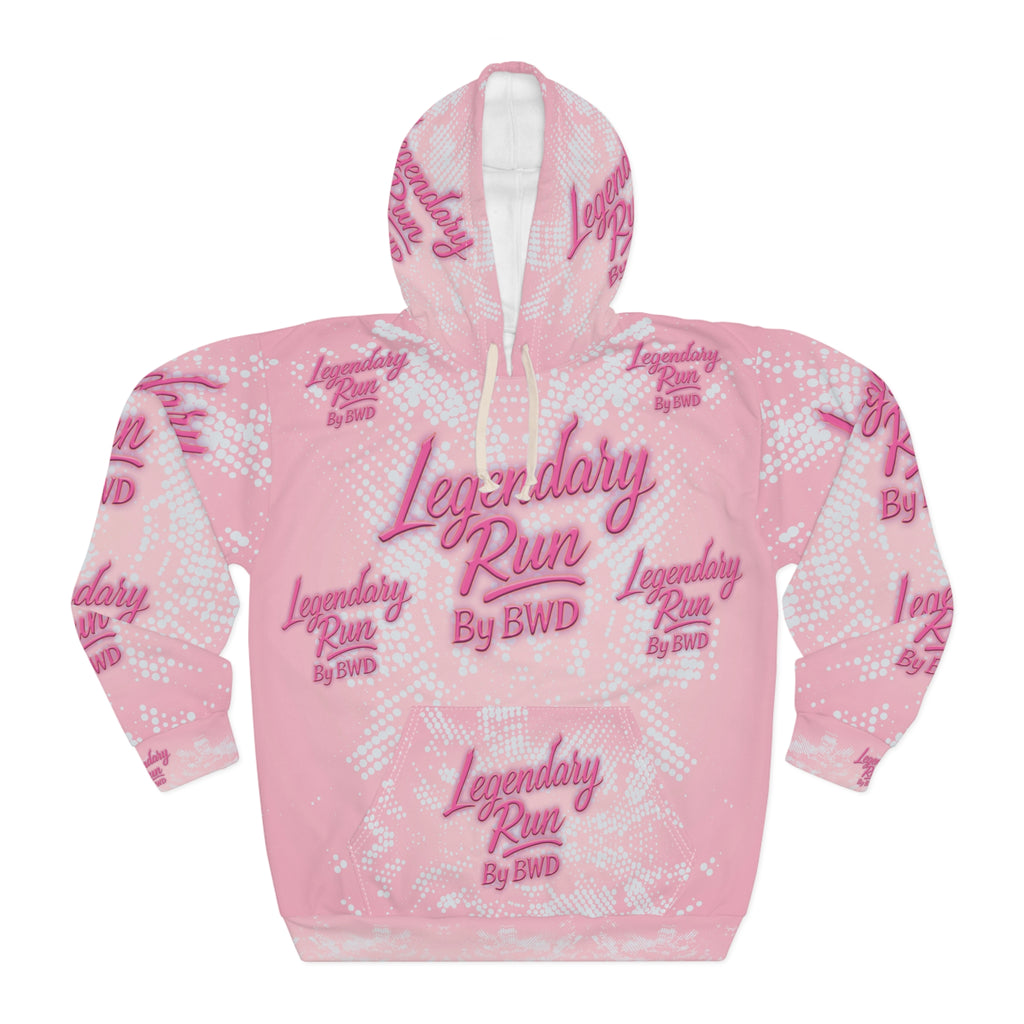 Legendary Run All-Over Print Hoodie — Pullover