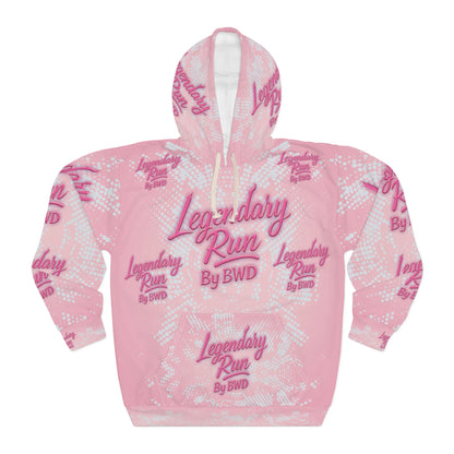 Legendary Run All-Over Print Hoodie — Pullover