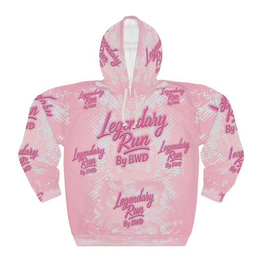 Legendary Run All-Over Print Hoodie — Pullover
