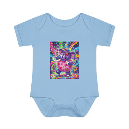 Piklez™ Infant Baby Rib Bodysuit – "Born to Celebrate!" Graphic | Smile Universe Collection