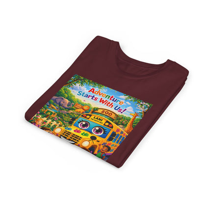 Lani™ Youth Short Sleeve Tee – "Adventure Starts With Us!" Graphic