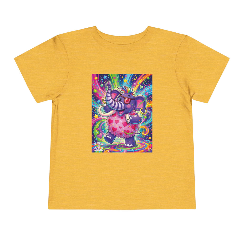 Piklez™ Toddler Short Sleeve Tee – "Born to Celebrate!" Graphic Shirt | Smile Universe Collection