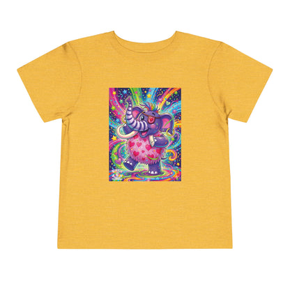 Piklez™ Toddler Short Sleeve Tee – "Born to Celebrate!" Graphic Shirt | Smile Universe Collection