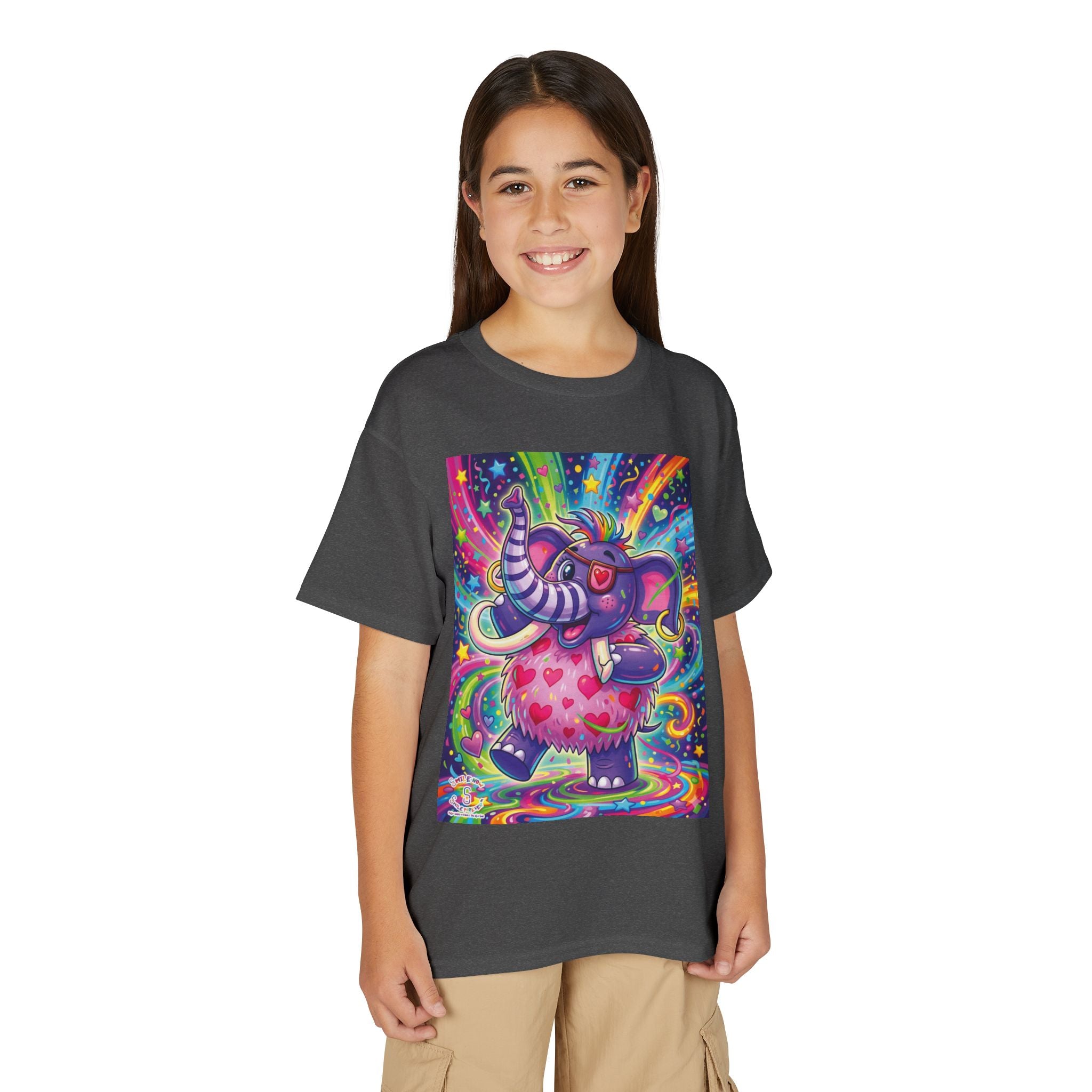 Piklez™ Youth DryBlend® T-Shirt – "Born to Celebrate!" Graphic Shirt | Smile Universe Collection