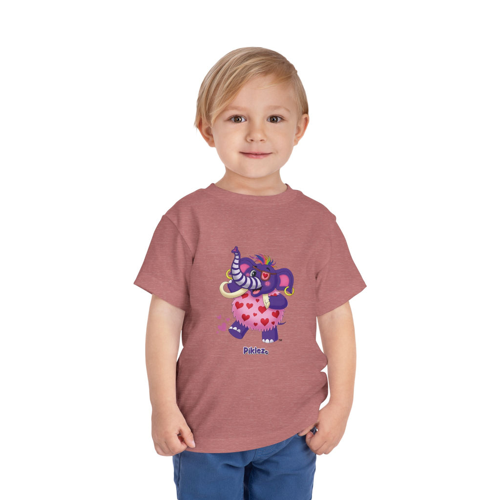Piklez™ Toddler Short Sleeve Tee – "Full of Love!" Graphic Shirt | Smile Universe Collection