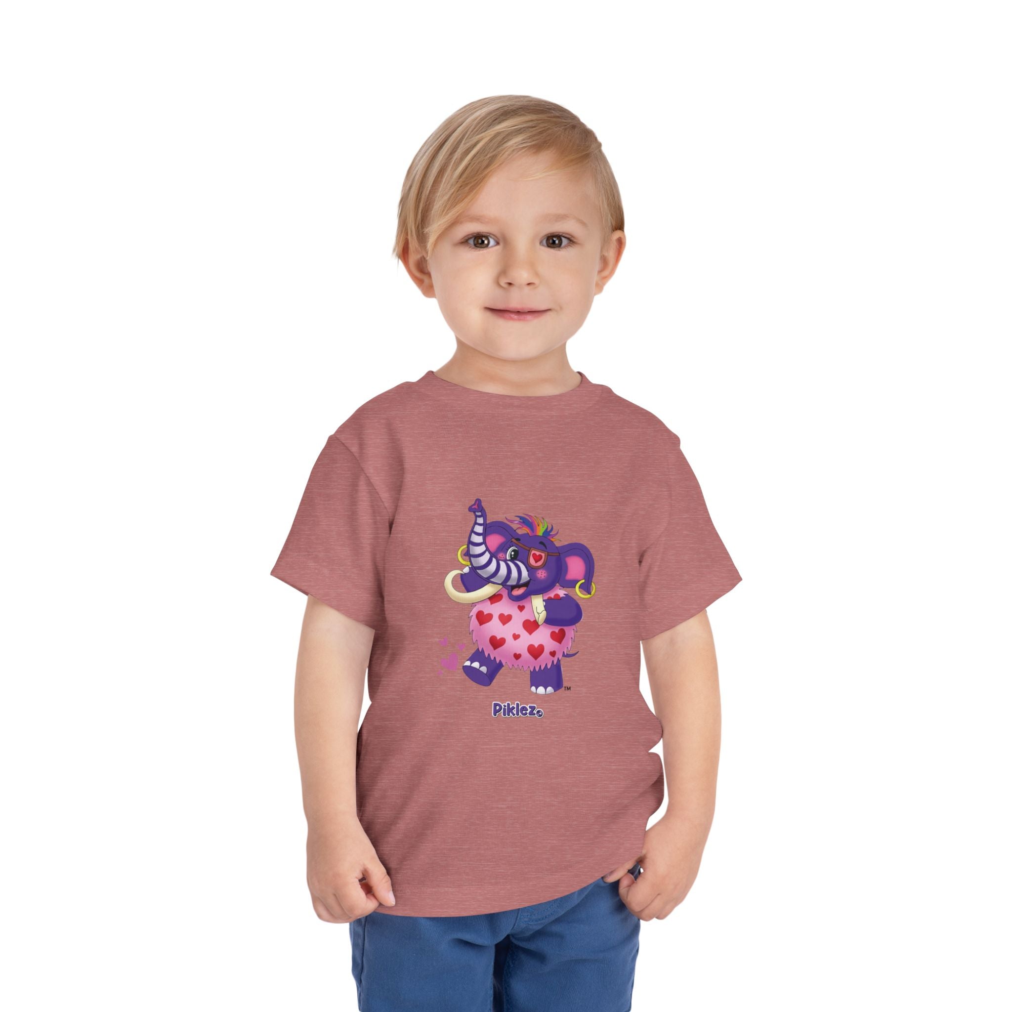 Piklez™ Toddler Short Sleeve Tee – "Full of Love!" Graphic Shirt | Smile Universe Collection