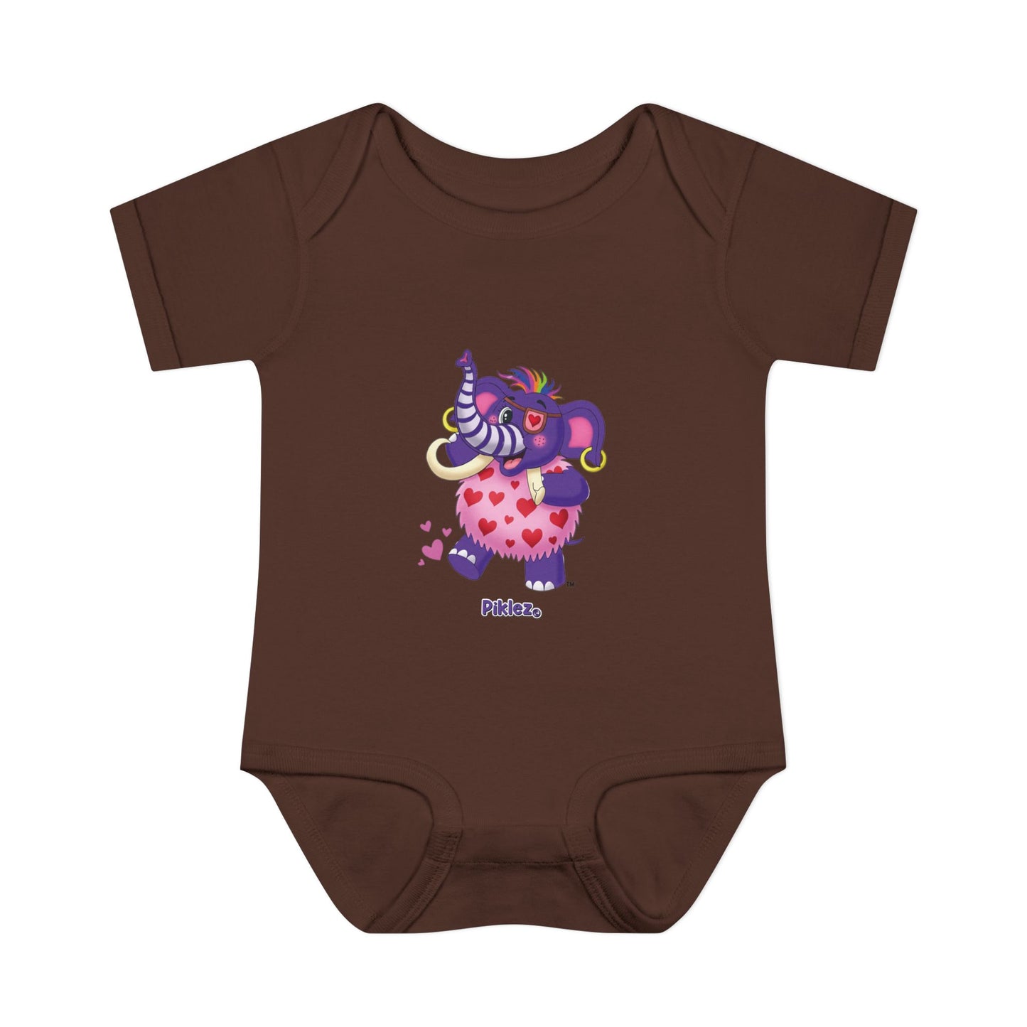 Piklez™ Infant Baby Rib Bodysuit – "Full of Love!" Graphic | Smile Universe Collection