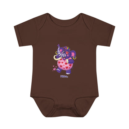 Piklez™ Infant Baby Rib Bodysuit – "Full of Love!" Graphic | Smile Universe Collection