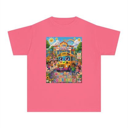 Lani™ Youth Midweight Tee – "Where Being Different is CELEBRATED!" Graphic Shirt