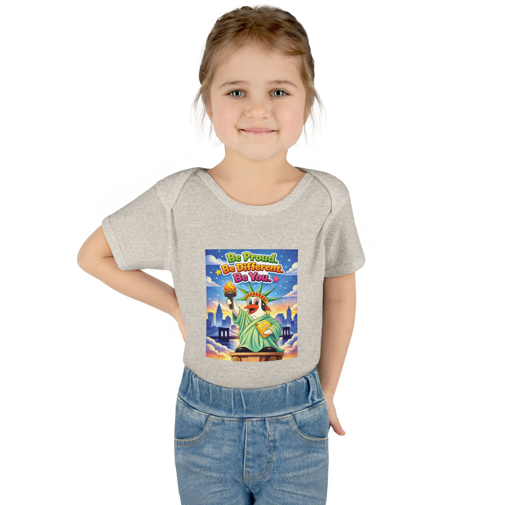 TuBz™ "Be Proud. Be Different. Be You." Infant Bodysuit - Inspirational Baby Onesie