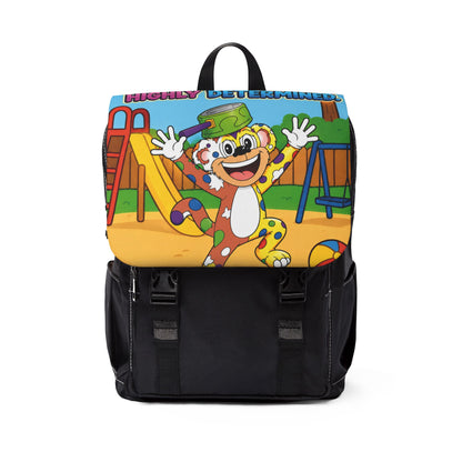 Potz™ Unisex Casual Shoulder Backpack – "My ADHD Means Always Dreaming, Highly Determined" Graphic Backpack | Smile Universe Collection
