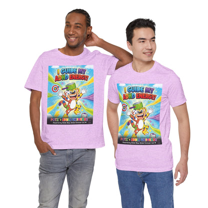 Potz™ Unisex Jersey Short Sleeve Tee – "I Guide My ADHD Energy!" Graphic Tee | Smile Universe Collection