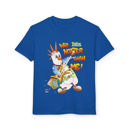 TuBz™ Rockstar Kids T-Shirt - "Who Hotter Than Me!" Graphic Tee | Smile Universe TuBz4Kidz Collection