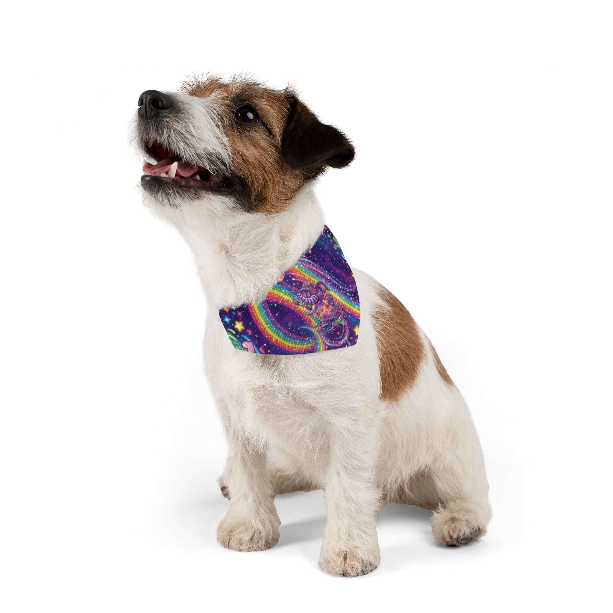 Piklez™ Pet Bandana Collar – "Full of Love!" Graphic | Smile Universe Collection