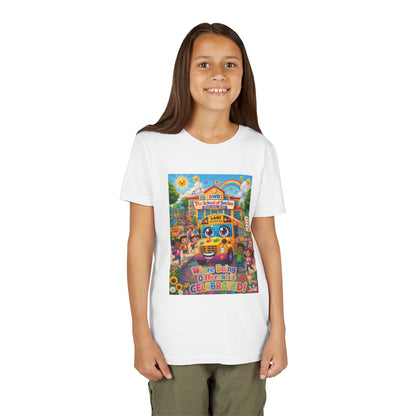 Lani™ Youth Short Sleeve Tee – "Where Being Different is CELEBRATED!" Graphic Shirt